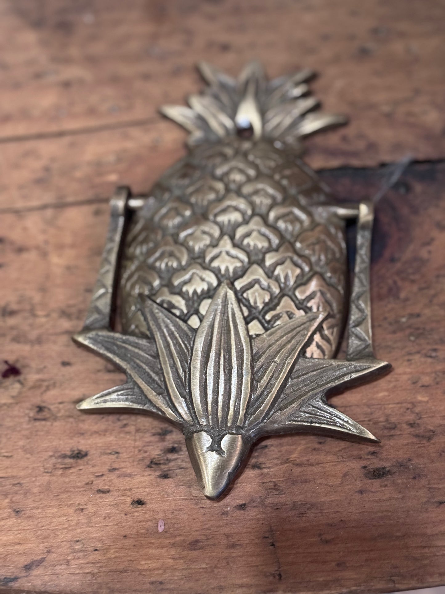 Antiqued Brass Pineapple Door Knocker