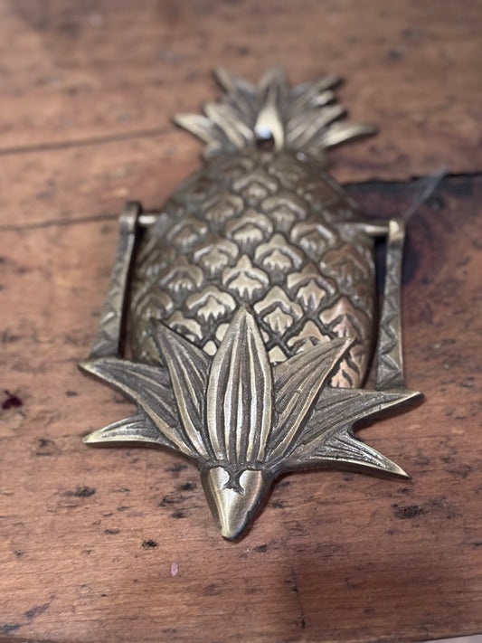 Antiqued Brass Pineapple Door Knocker
