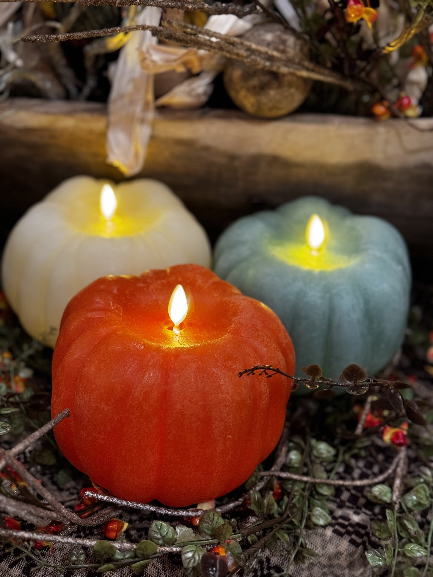 Luminara Pumpkins Fall