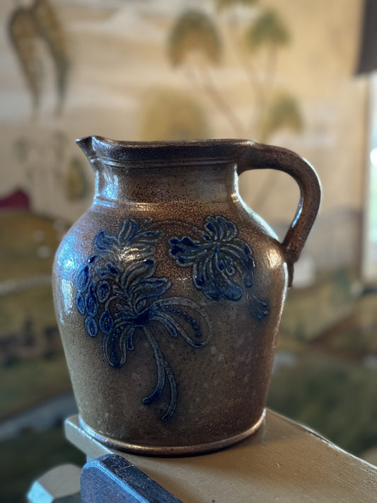 Crocker & Springer Pitcher w/Floral