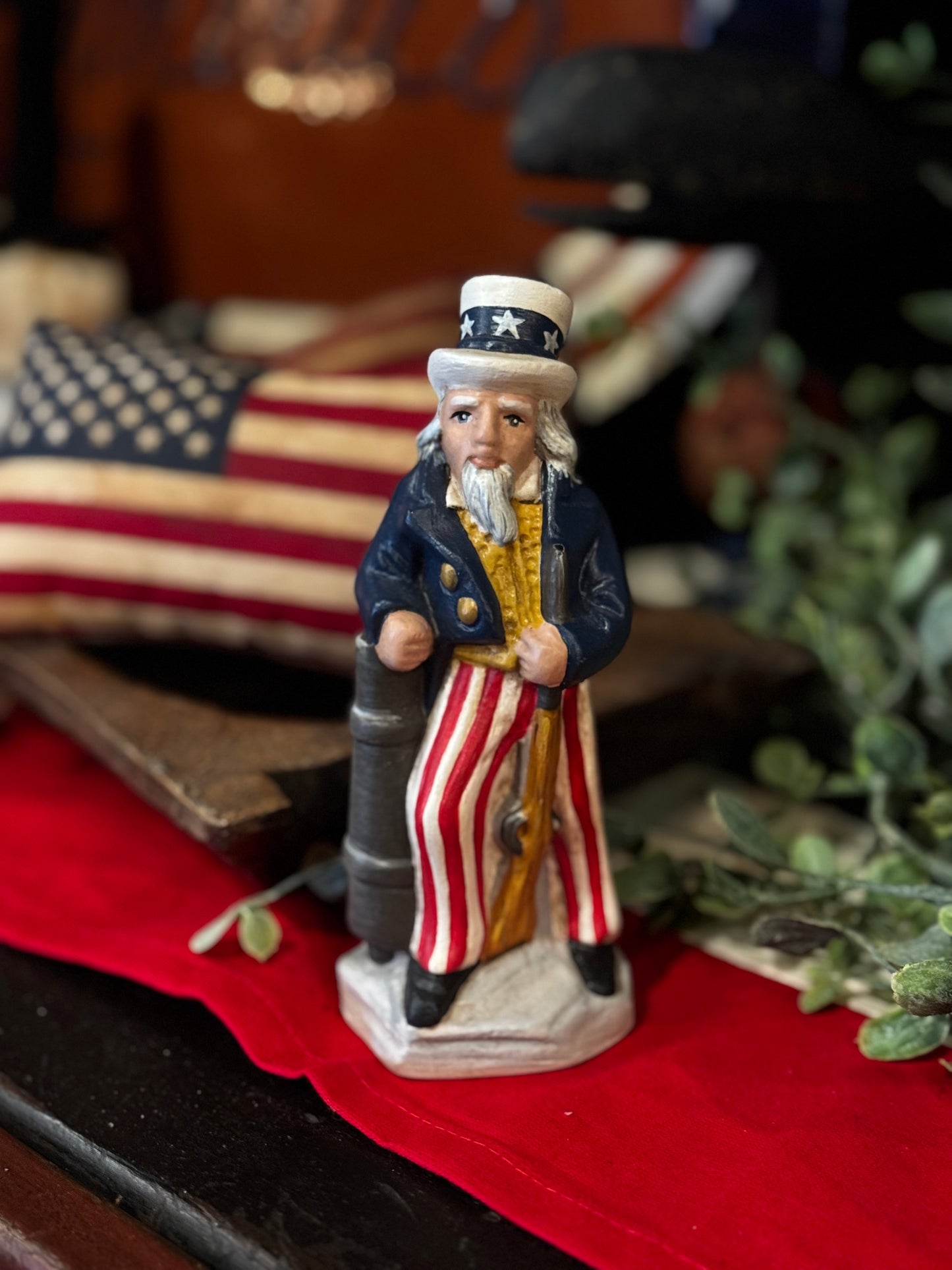 Stone Ridge Chalkware Uncle Sam Summer