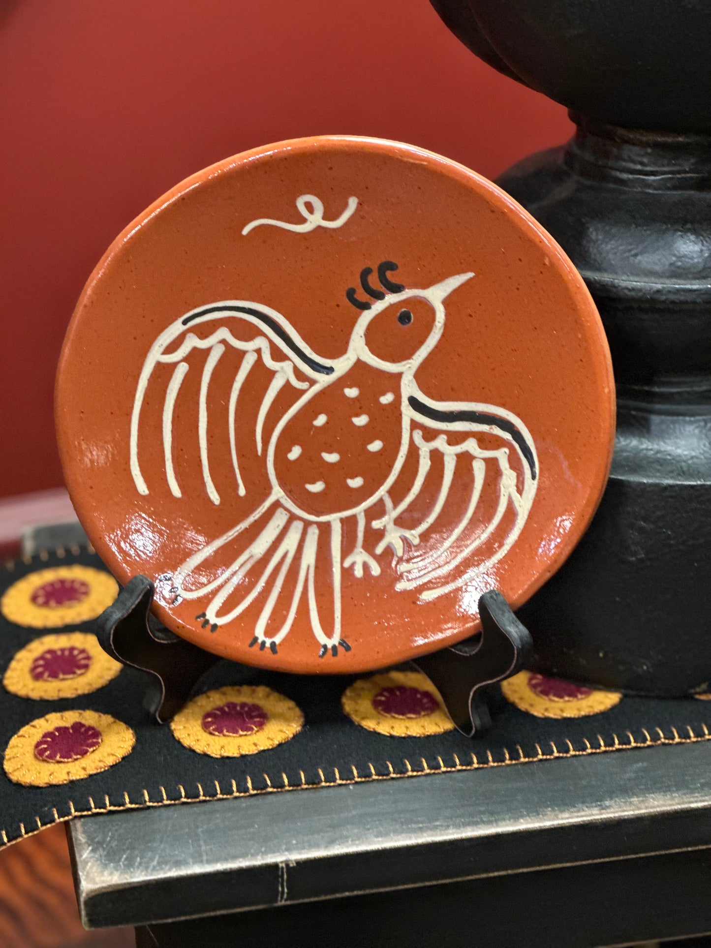 Red Oaks 8” Slip Trailed Plates