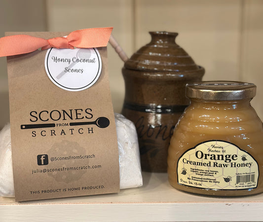 Honey Coconut Scones from Scratch