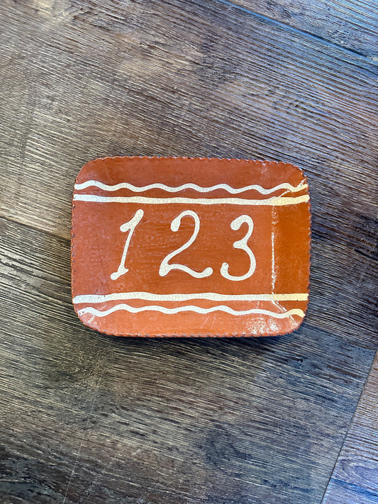 David T Smith Quilled Plate