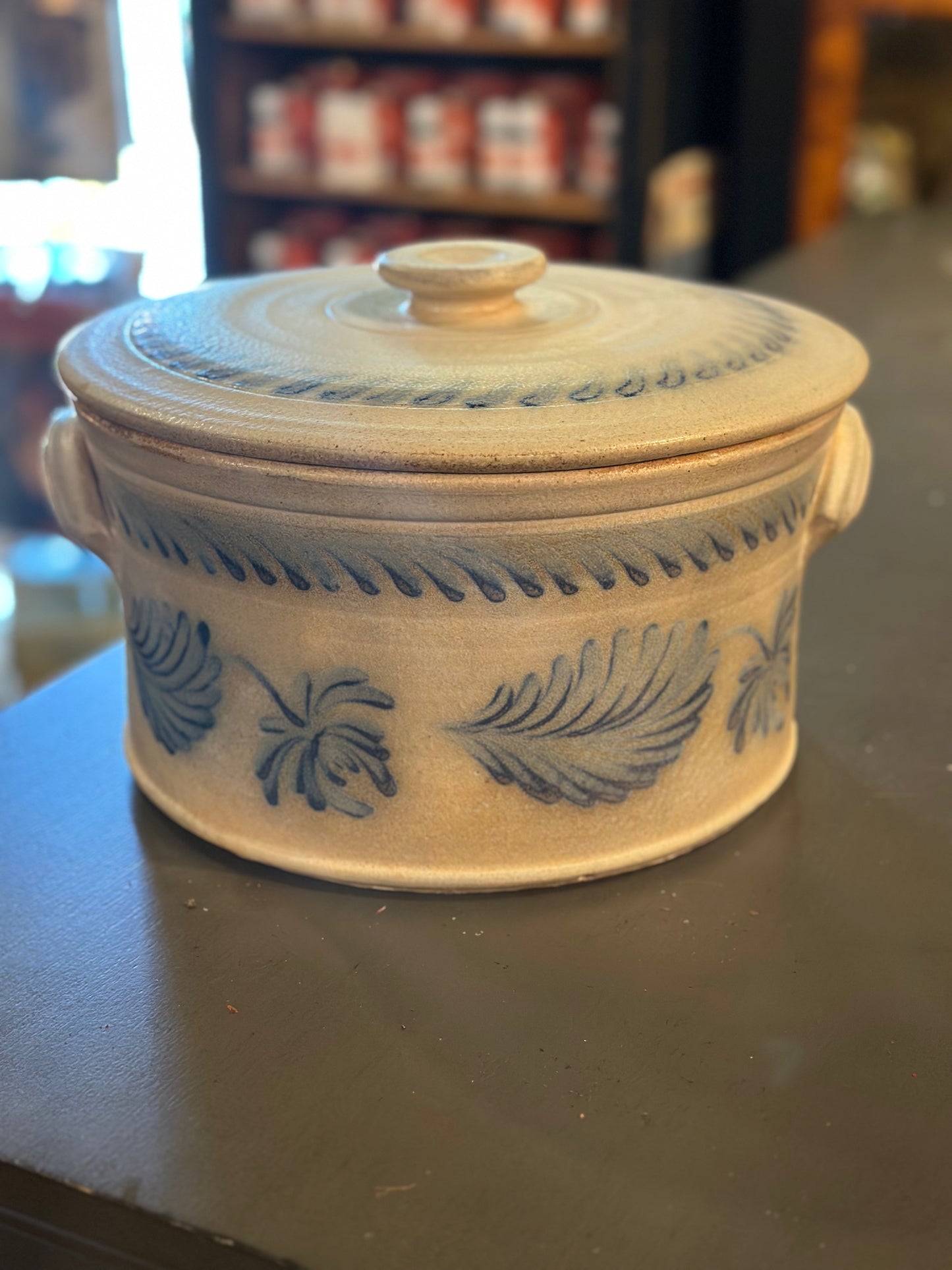 Crocker and Springer Large Cake Crock