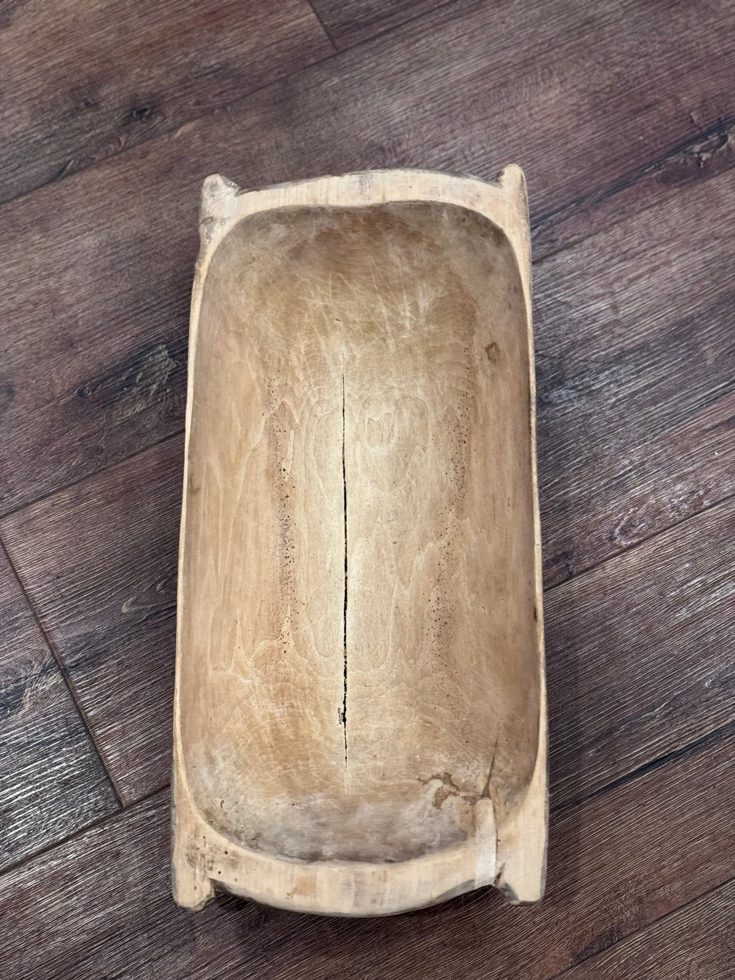 Antique Medium Wooden Bowl