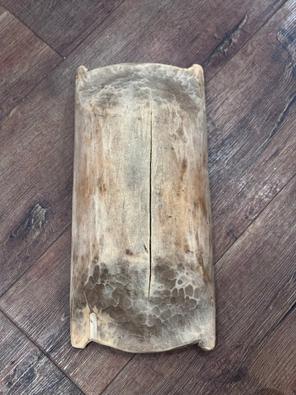 Antique Medium Wooden Bowl