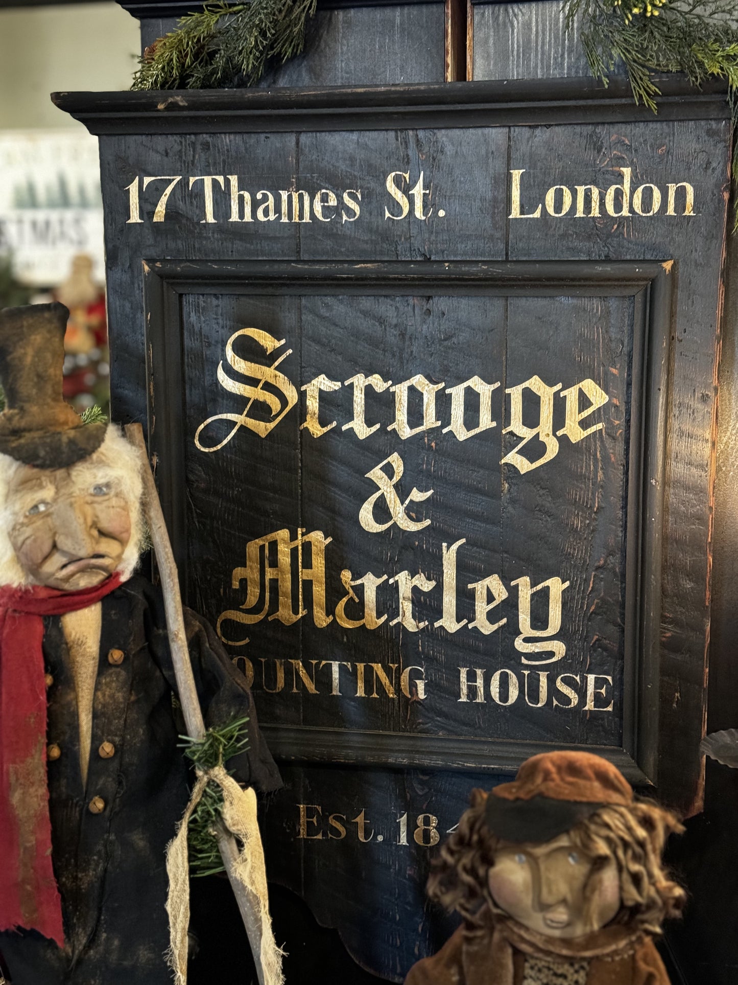 Scrooge & Marley Tavern Sign