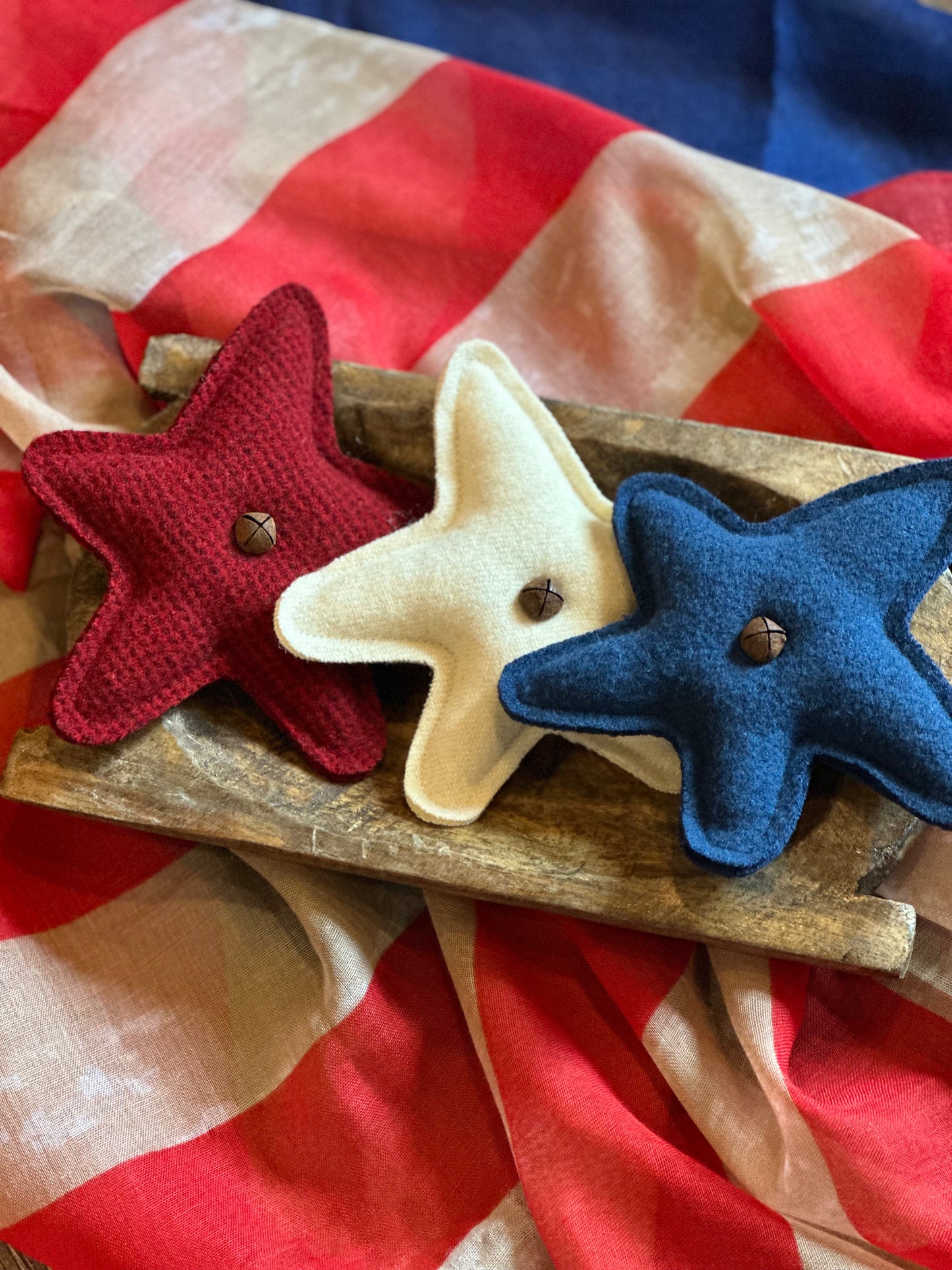 Wool Star Bowl Filler Summer