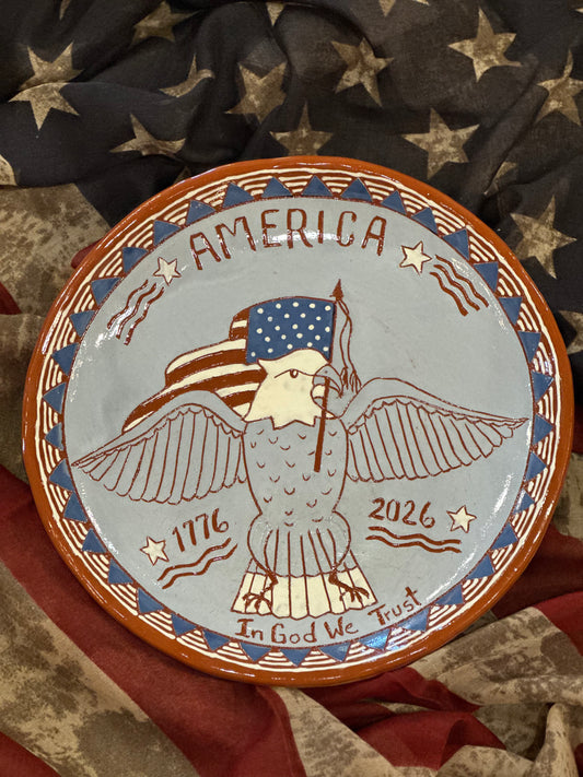 Red Oaks Americana 12” Eagle Plate