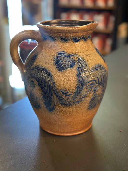 Crocker and Springer Floral Pitcher