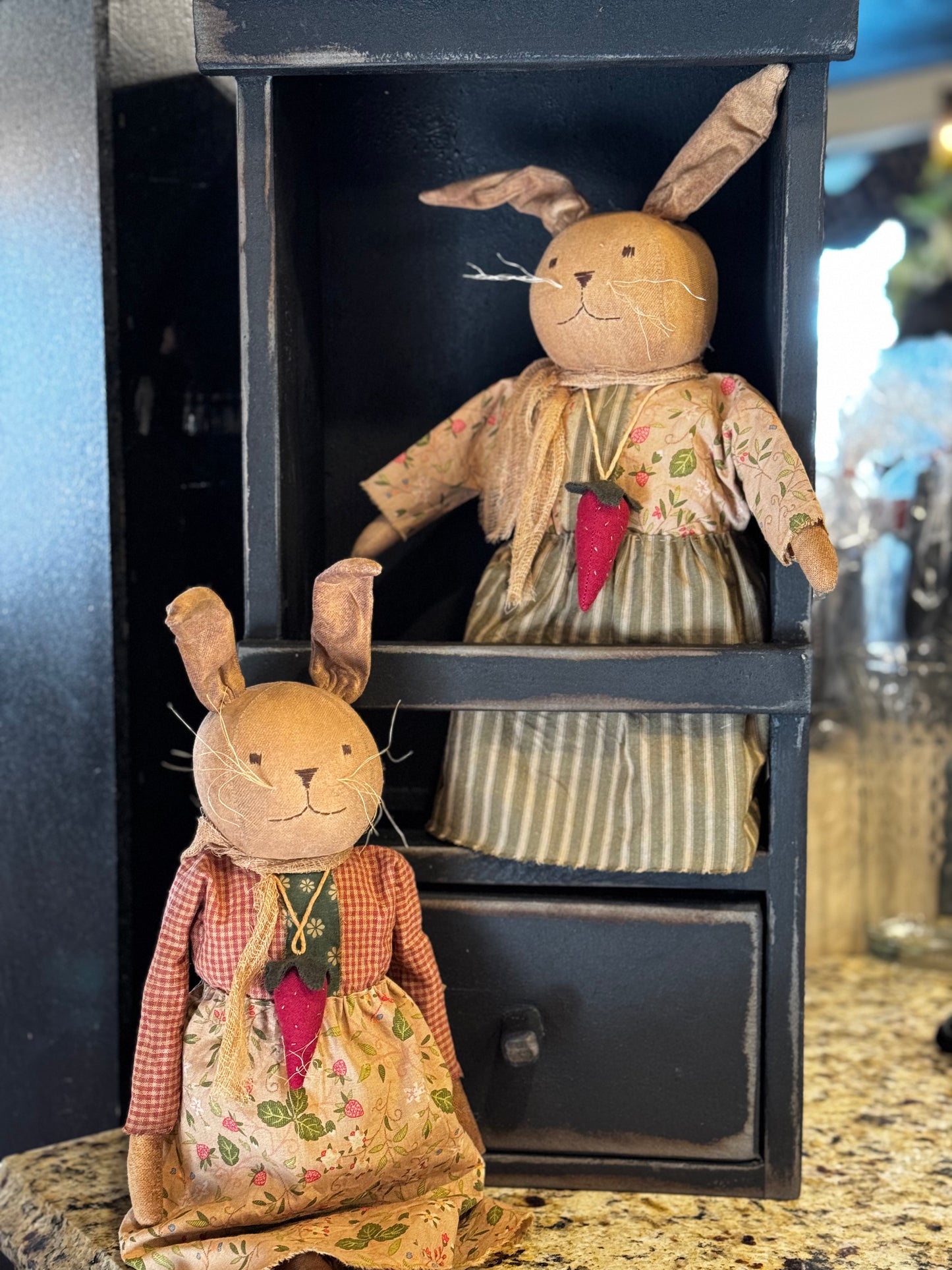 Primitive Furniture Sitting or Wall Cupboard