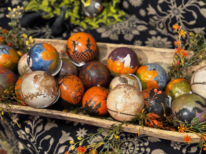 Fall/Halloween Croquet Balls