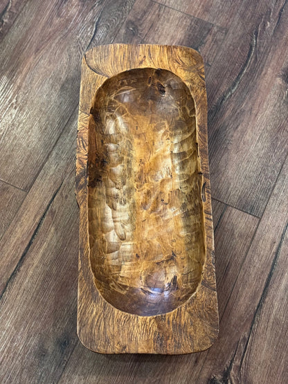 Reproduction Wooden Dough Bowl