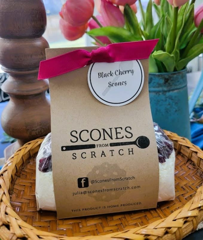 Black Cherry Scones from Scratch