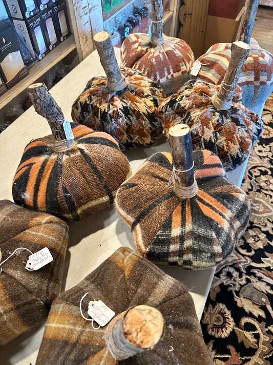 Handmade XL Fall Pumpkins Vintage SALE