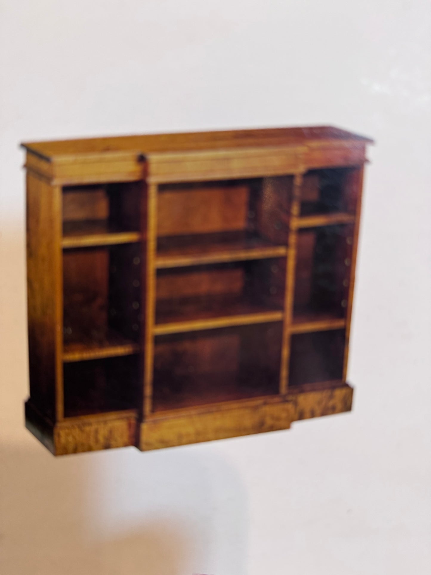 Gladstone Tiger Maple Book Shelf