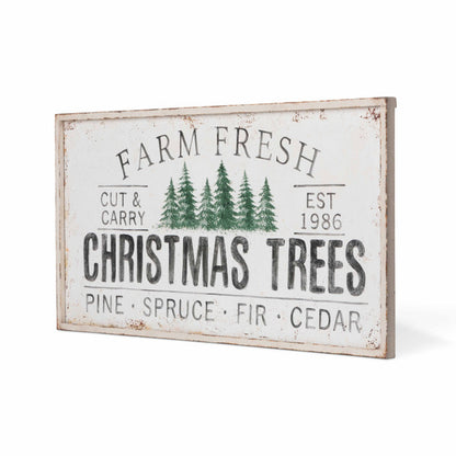 Christmas Tree Sign
