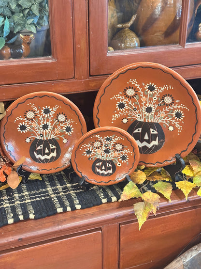 Red Oaks Fall Floral in Black Jack O Lantern Collection