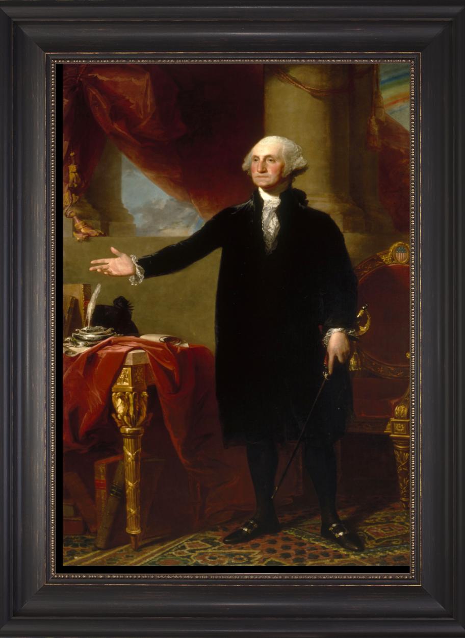 George Washington-Lansdowne Portrait 1796 Framed Art