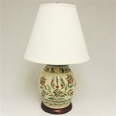 David T Smith Sgraffito Tulip Lamp