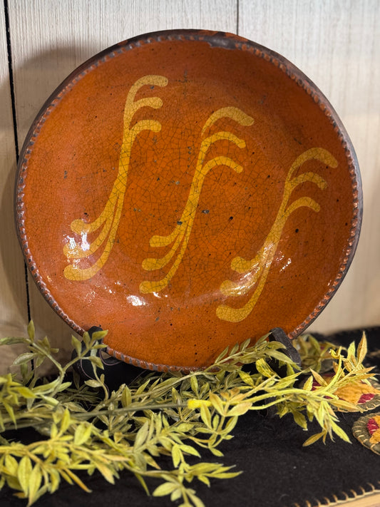 Shooner 8.25” Slipware Plate A