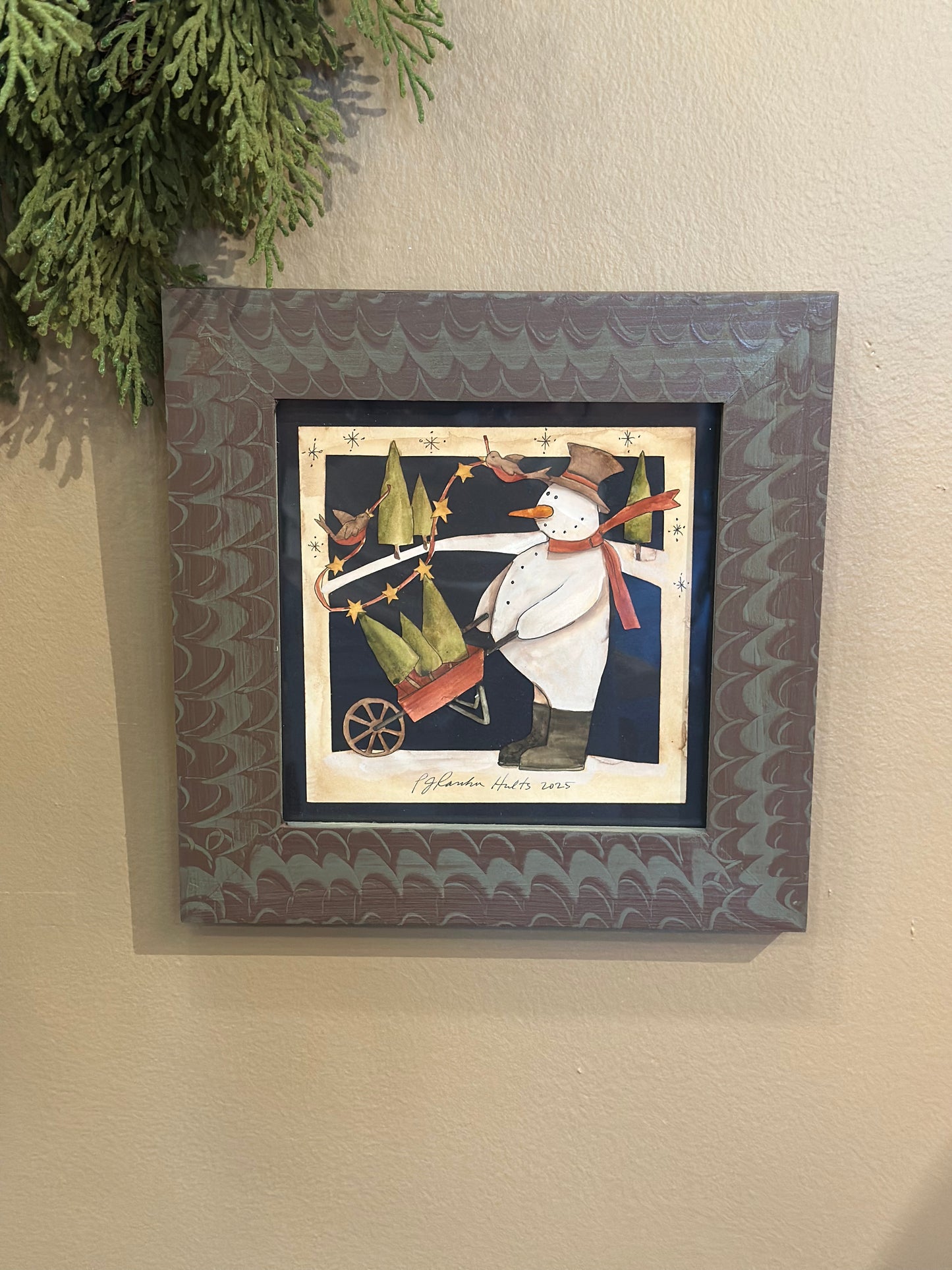 Hults Original Folk Art Winter