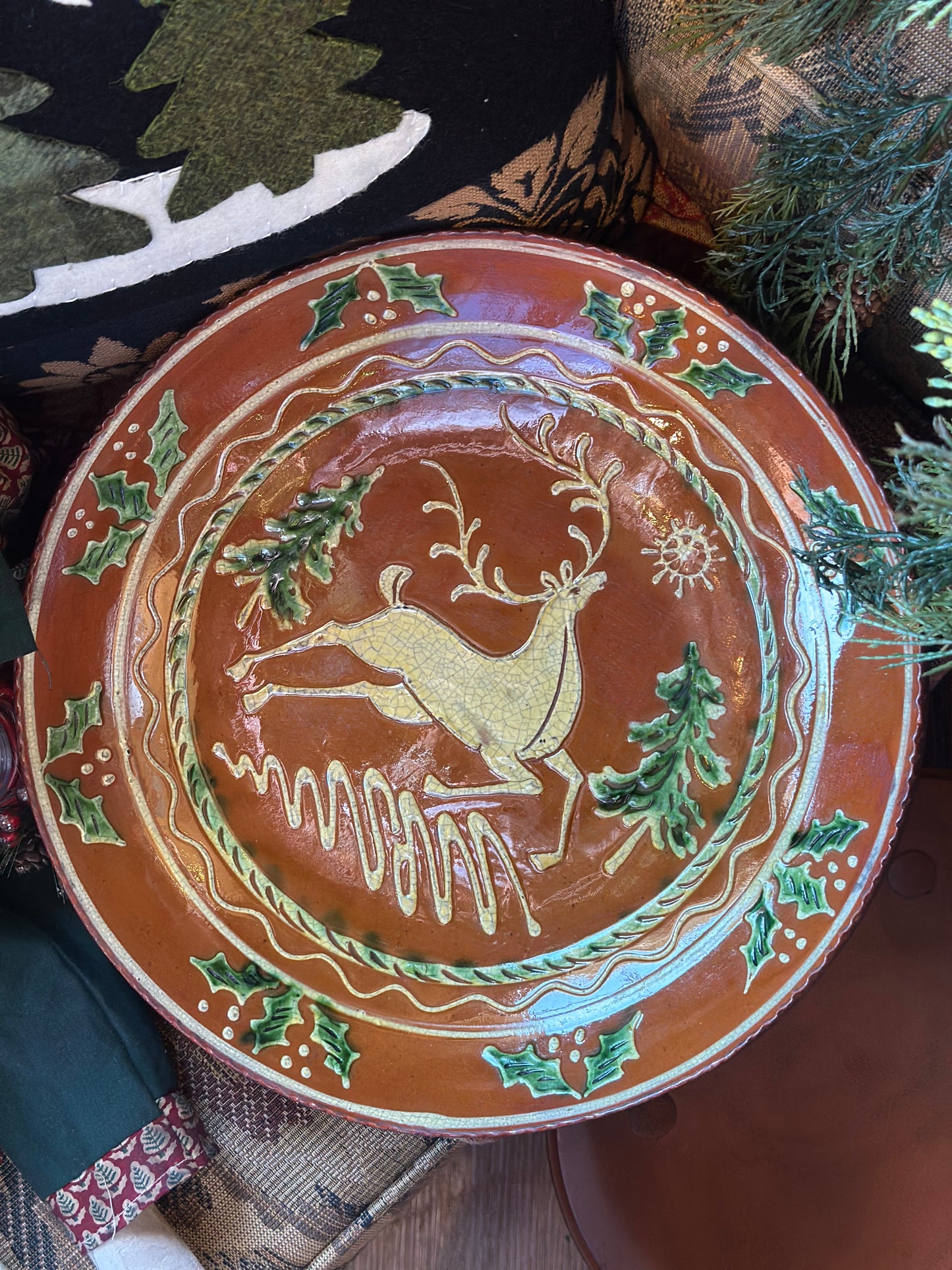 David T Smith 13” Stag Plate Winter