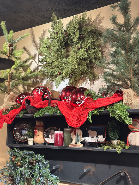 Christmas Cheesecloth Runner