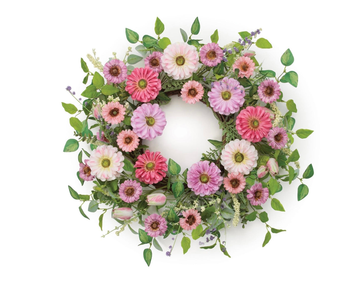 26” Mixed Floral Wreath