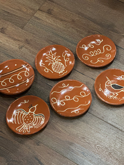 Red Oaks 8” Slip Trailed Plates