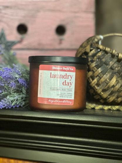 Coconut Soy 14.5oz Jar Candles by Slower Days Co. & Crossroads Candles