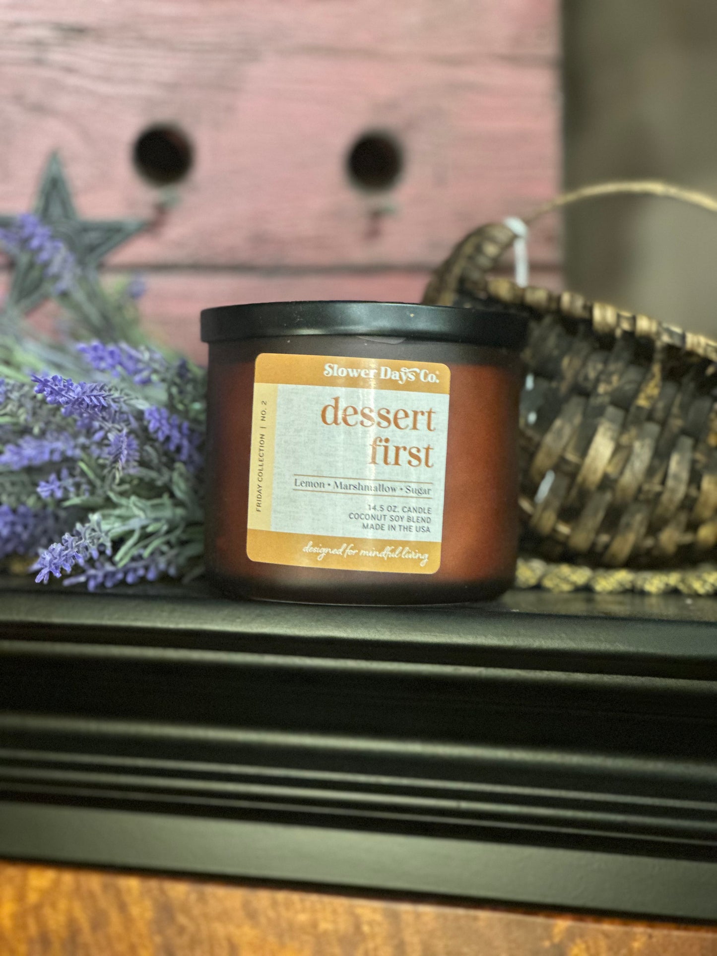 Coconut Soy 14.5oz Jar Candles by Slower Days Co. & Crossroads Candles