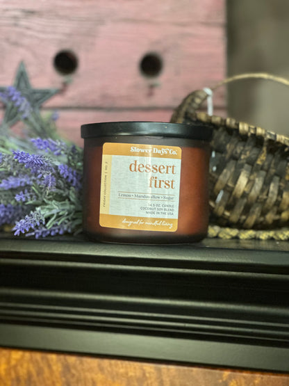 Coconut Soy 14.5oz Jar Candles by Slower Days Co. & Crossroads Candles