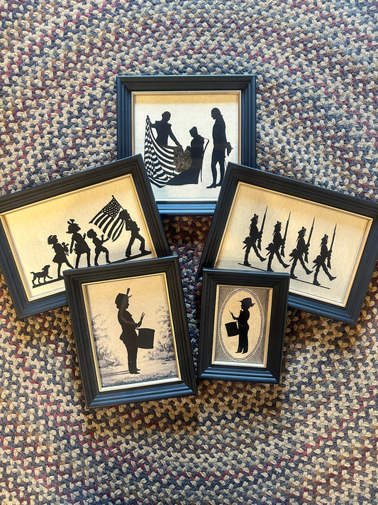 Americana Framed Silhouettes