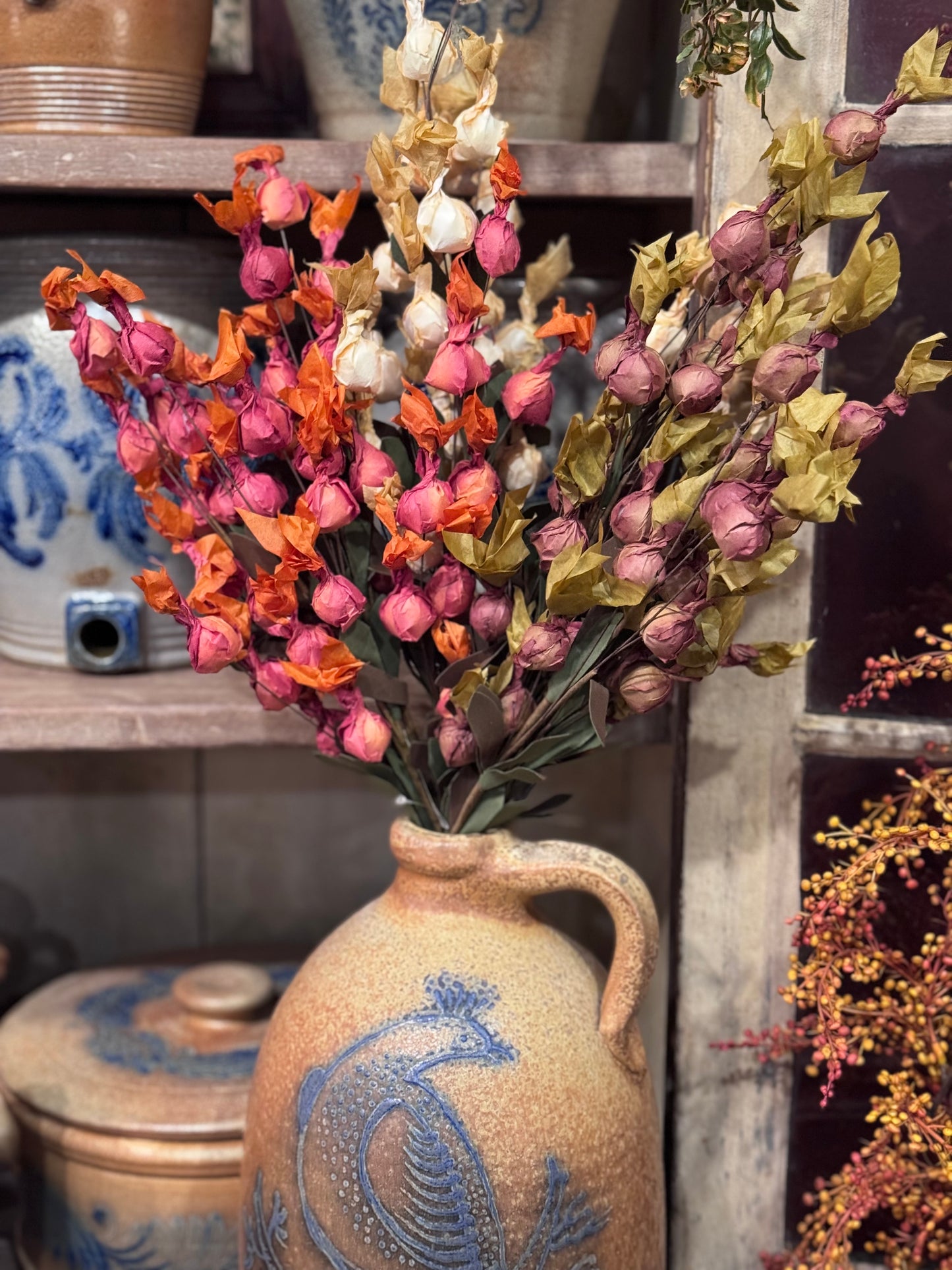 Fall Chinese Lantern Stems￼