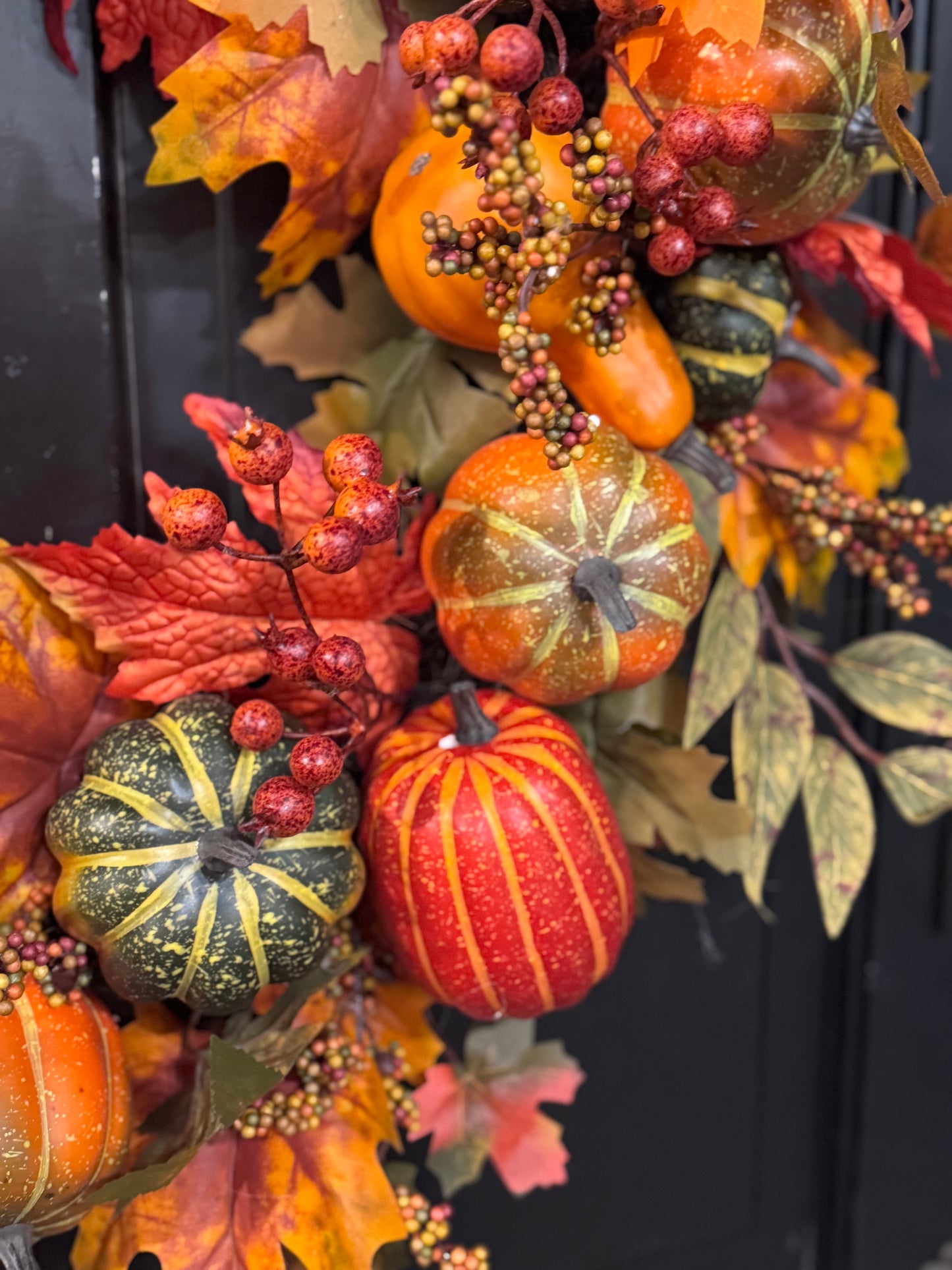 Lg. Fall & Gourd Wreath