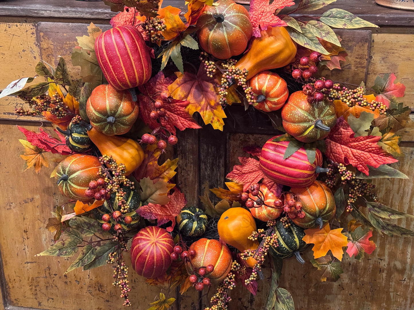 Lg. Fall & Gourd Wreath