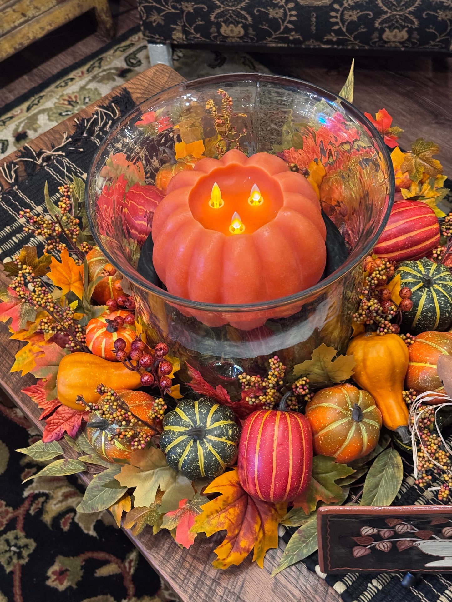 Lg. Fall & Gourd Wreath