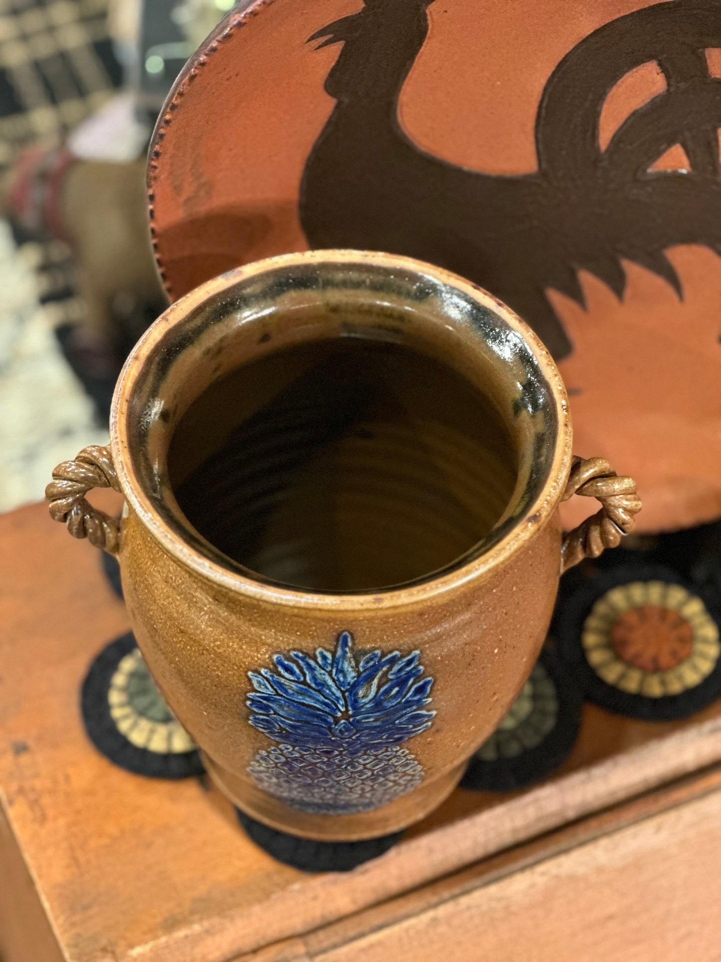 Crocker and Springer Pineapple Open Canister