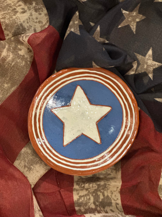 Red Oaks Americana Star Plate summer