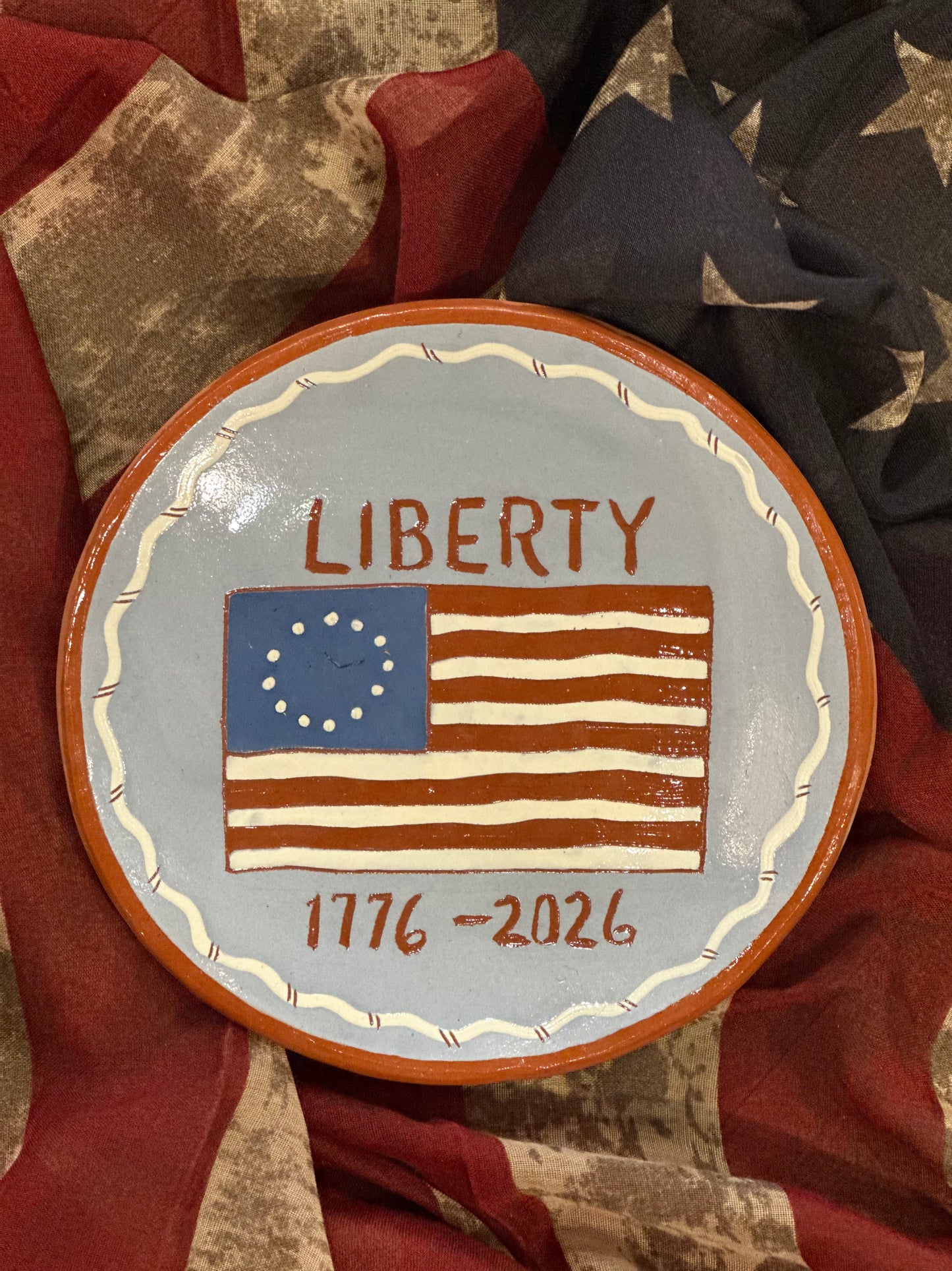 Red Oaks Americana Liberty Plate summer
