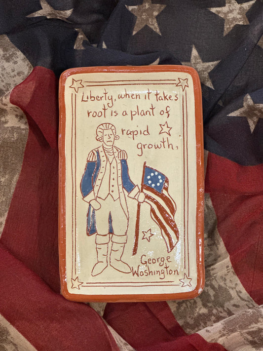Red Oaks GW Americana Rectangle Plate Summer