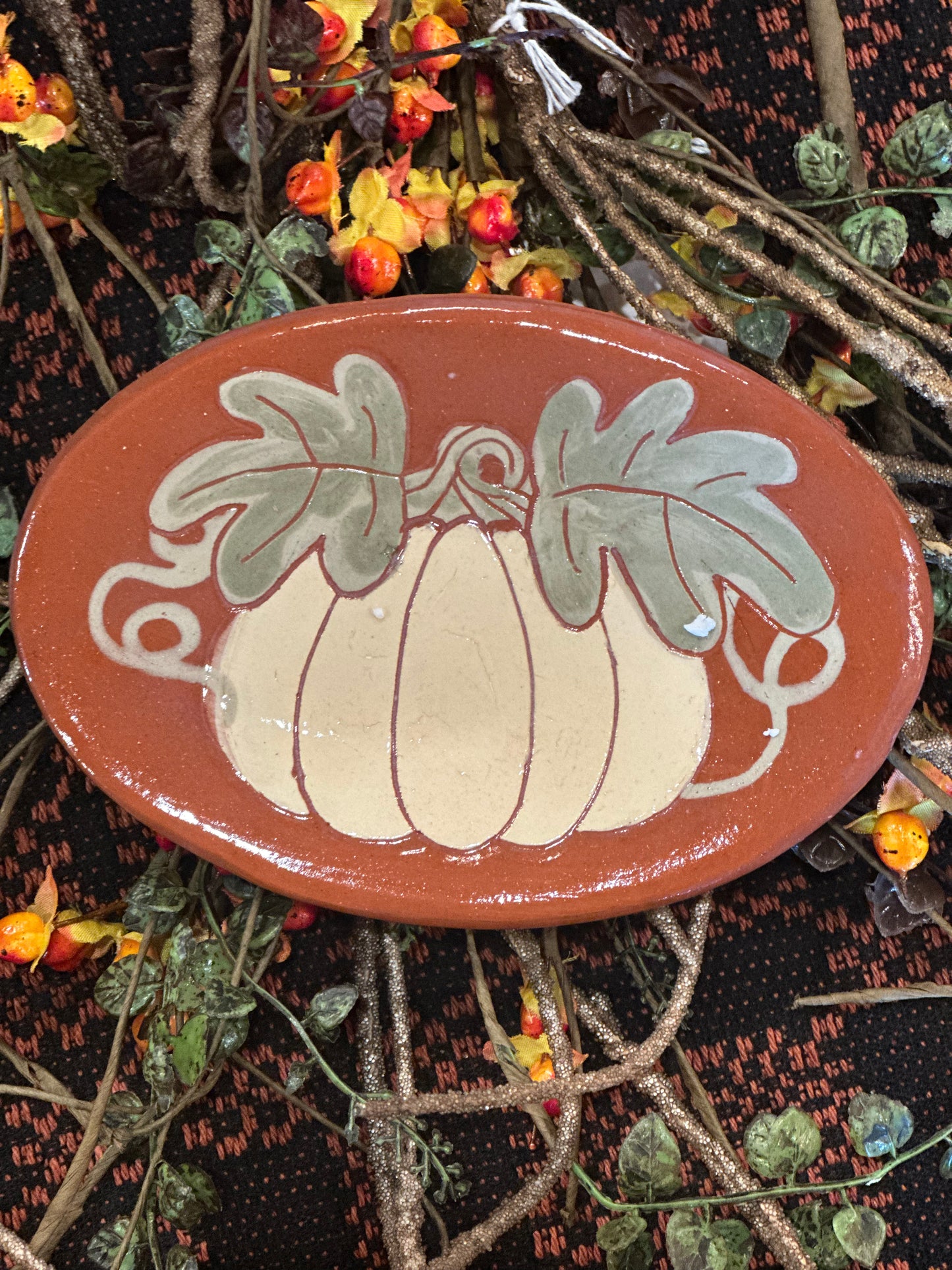 Red Oaks Fall Mini Pumpkin Ovals