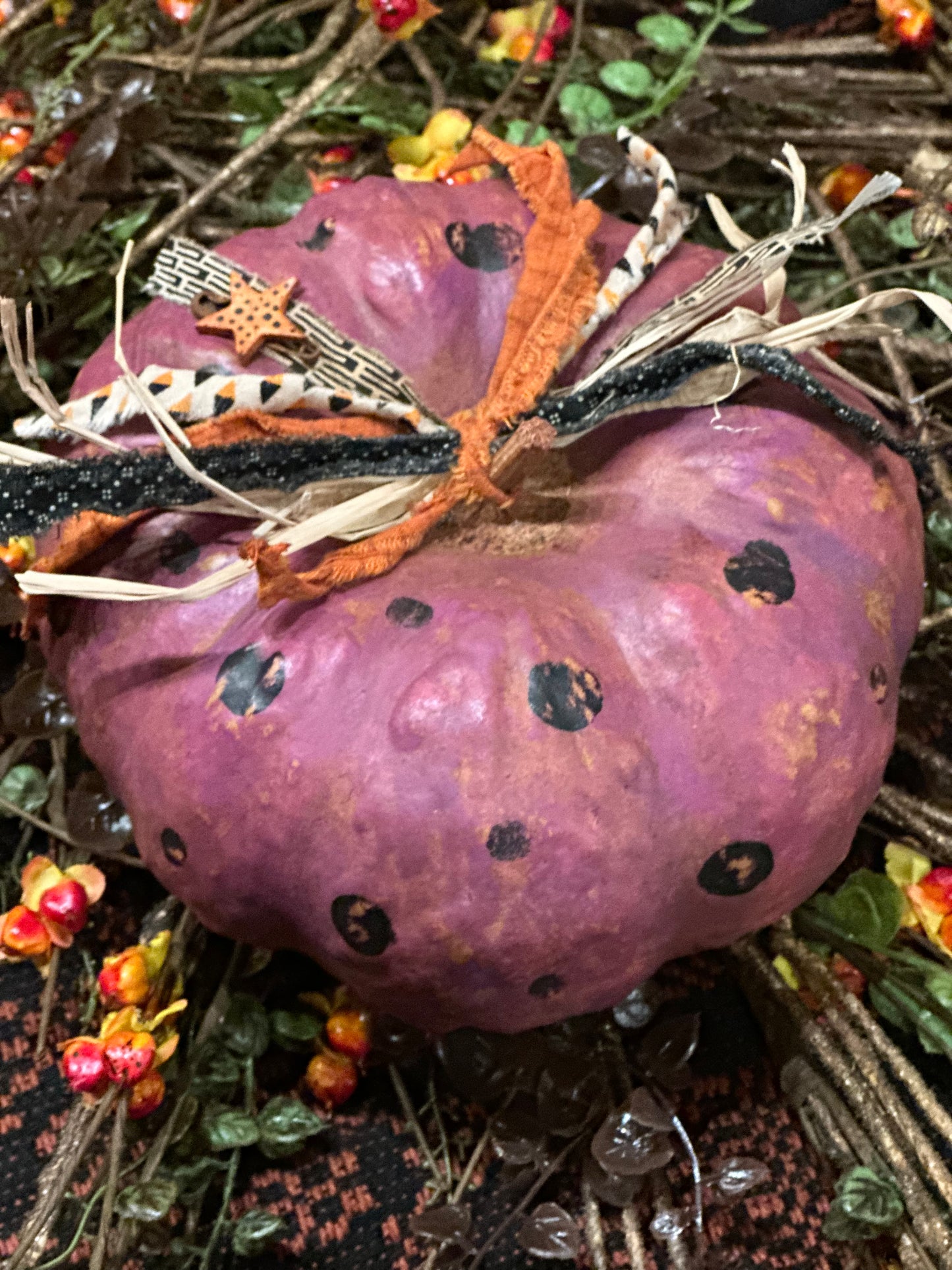 Hand painted Fall Gourds