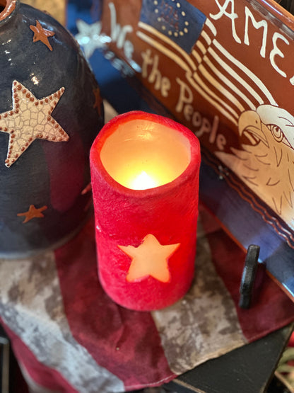 Americana Star Timer Candles