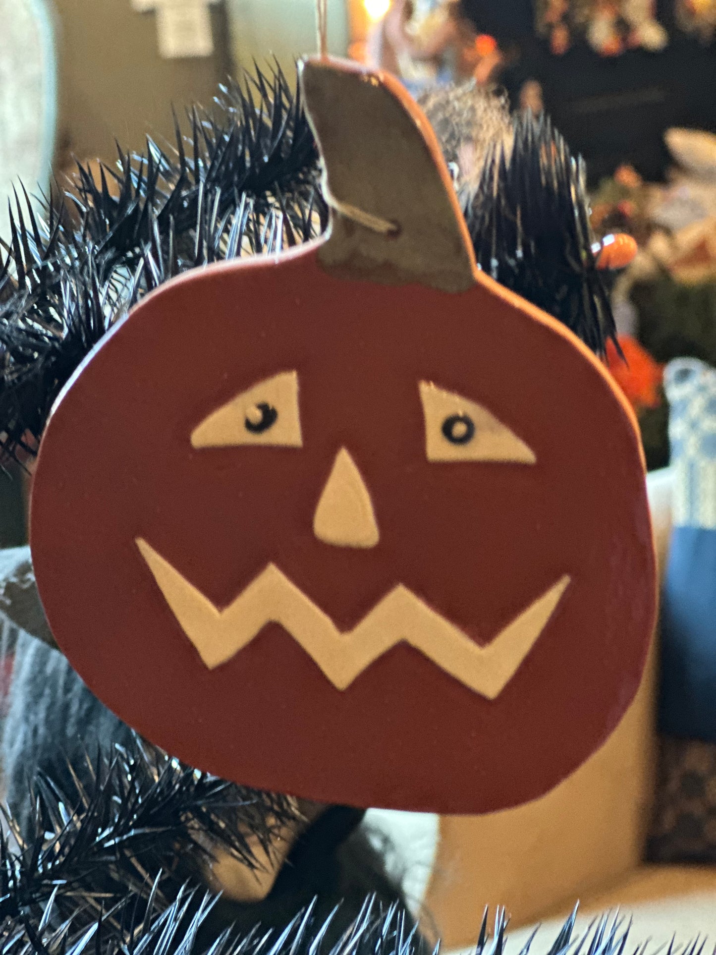 Red Oaks Fall Jack-O-Lantern Ornament