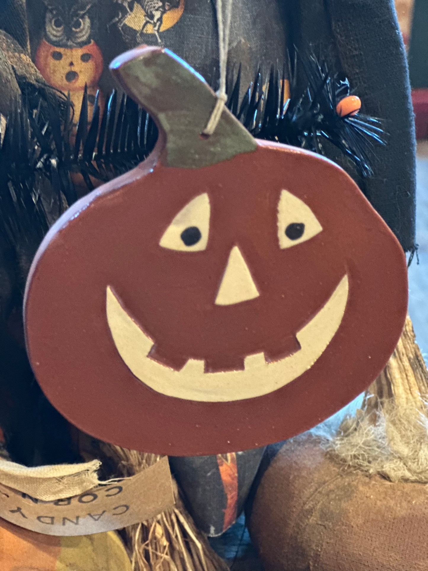 Red Oaks Fall Jack-O-Lantern Ornament