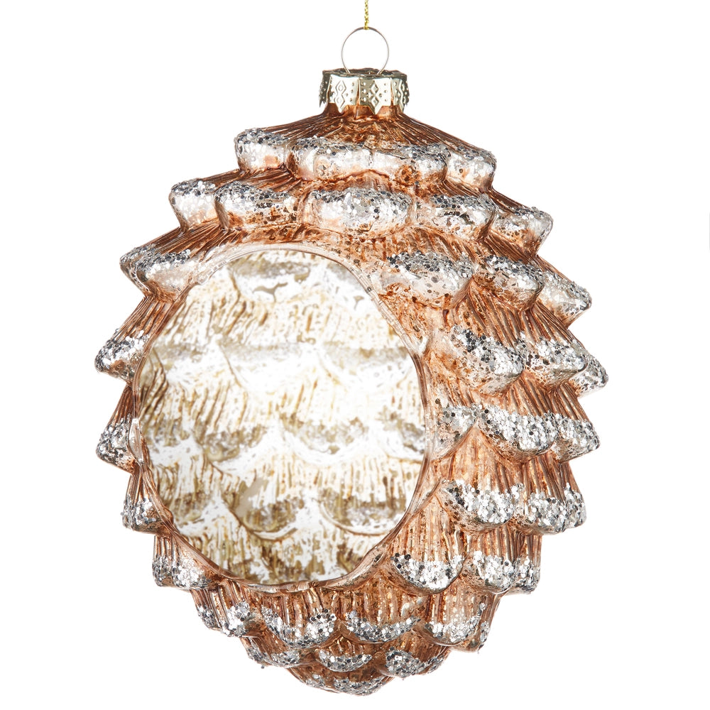 Glass Pine Cone Ornaments