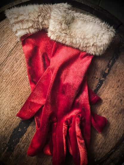 Stuffed Santa Hat & Gloves SALE